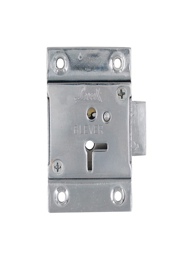 Link® Universal Drawer & Cupboard Lock 65mm Cylinder | 6 Levers | 803 | Made in India Silver - Image 5